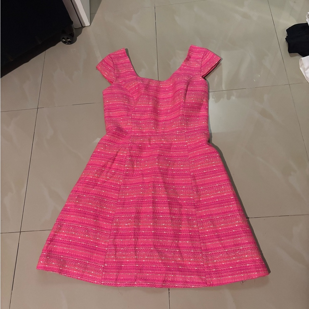 Lilly Pulitzer Pink and Gold Dress